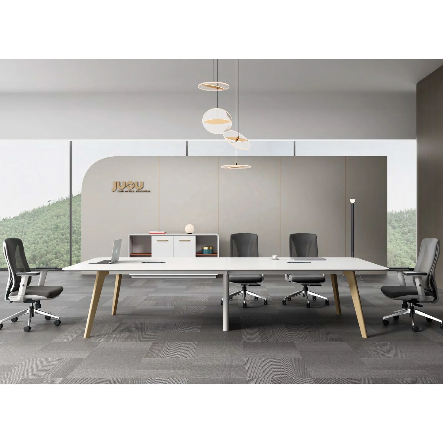 Office Furniture Big Size Wooden Conference Table For Meeting Room