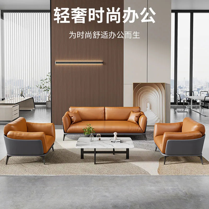 Minimalist Modern Living Room Sofa Company Leisure Area Business Meeting Room Double Luxury Floor Muebles Hogar Home Furniture