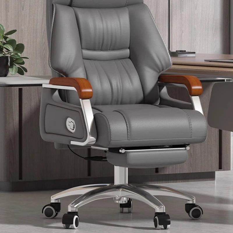 Vintage Extension Office Chairs Leather Modern Gamer Elastic Gaming Chair Mobile Hairdressing Cadeira Gamer Office Furniture