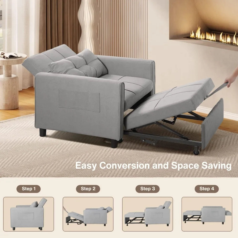 Convertible Sofas Chair 3-in-1