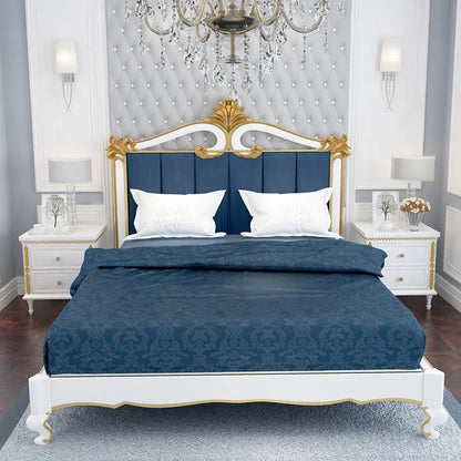 Queen Luxury Kids Double Bed Modern High End Twin Frame Double Bed Headboard Wood Cama Lit Deux Place Furniture For Bedroom