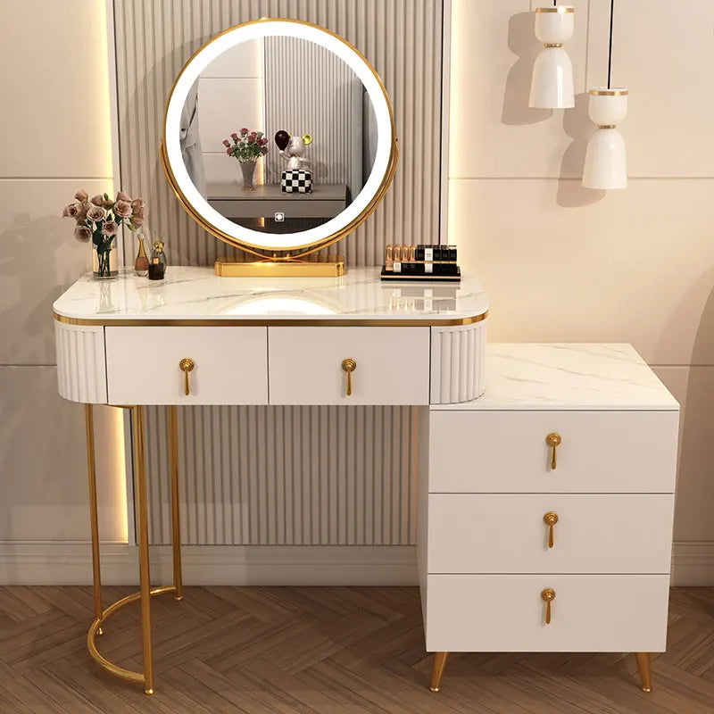 Drawer Storage Dressing Table Luxury Nordic Style Girls Makeup Dressing Table Bedroom Modern Tocador Maquillaje Furniture