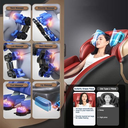 4D Massage Chair Zero Gravity Recliner 3d Zero Gravity Panaseima Massage Chair Full Body Wholesale Massage Recliner Chair