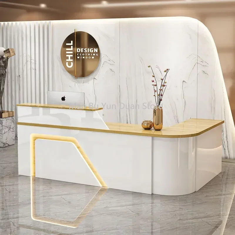 Coffee Shop Help Modern Cash Counter Reception Store Creative Lectern Hair Salon Counter Aesthetic Scrivania Office Accessories