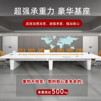 Office furniture conference table simple modern fashion conference room rectangular reception table chair combination