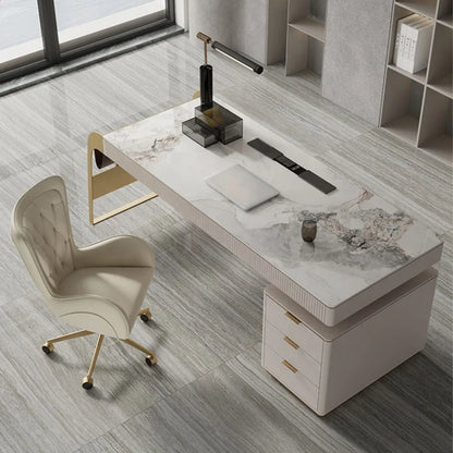 Modern Creative Design Office Computer Desk With Slate Top Luxury Home Office Desk Executive Table Furniture