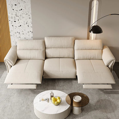 Accent Electric Recliner Sofa Leather Floor White Office Luxury Living Room Sofas Lazy Modern Divani Da Soggiorno Set Furniture