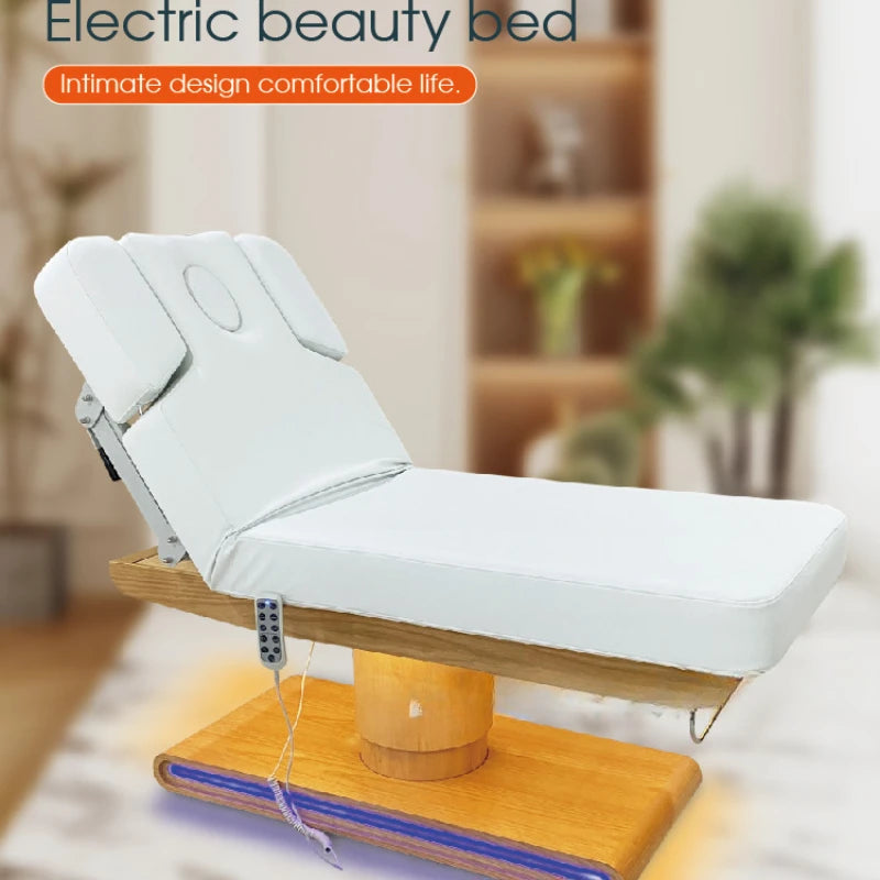 Multifunctional Massage Bed Portable Stretcher Hydraulic Beauty Folding Cosmetic Table Marquise Beautician Electric MRC-027