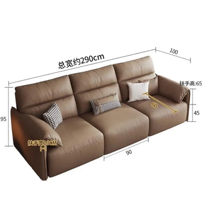 Luxury Reclining Sofas Lazy Sectional Electric Leather Living Room Seating Reclining Sofa Salon Chaise De Bureaux Room Furniture