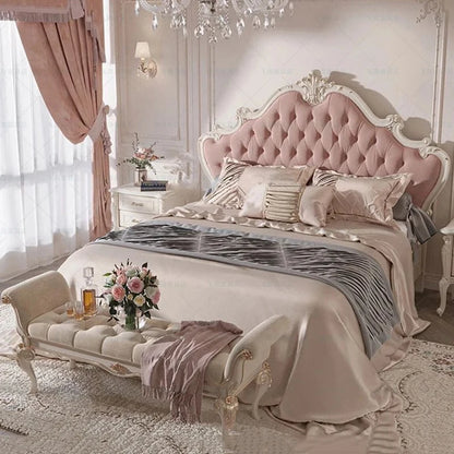 Bedroom Luxury Bed Master Multifonction Nordic Sleeping Queen Size Bed French Lounge Home Camas De Casal Bedroom Furniture