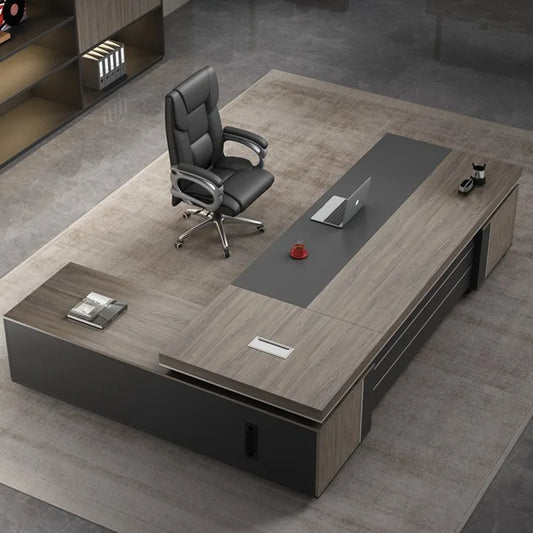 L Shaped Reception Office Desks School Executive Secretary Modern Computer Desks Corner Laptop Meuble Bureau Room Furniture