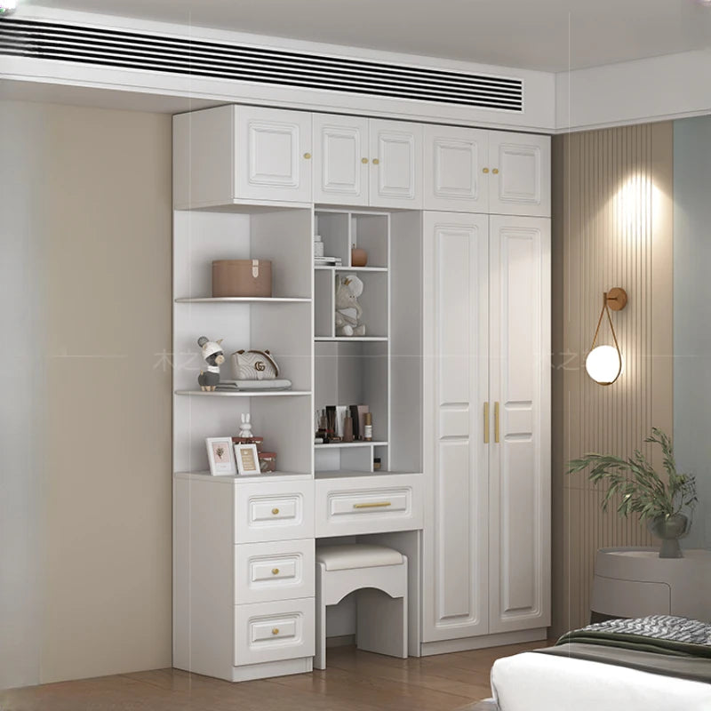 Multilayer Nordic Wardrobe Luxury Doors Large Open Closets Living Room Wardrobes Storage Cabinet Rangement Chambre Furniture