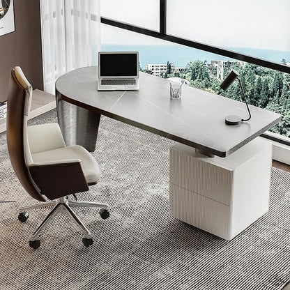 Writing Light Luxury Desk Modern Simple Small Executive Slate Computer Desks Multifunctional Innovative Design Office Furniture