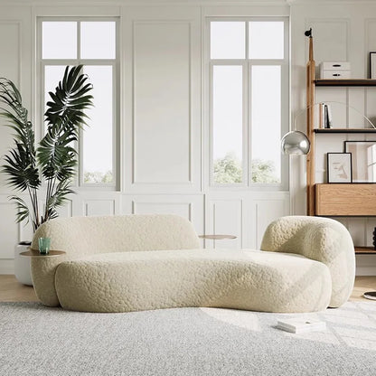 Cute Minimalist Sofas Modern Nordic Designer White Sofas Living Room Mini Luxury Leather Sofas Sets Living Room Home Furniture