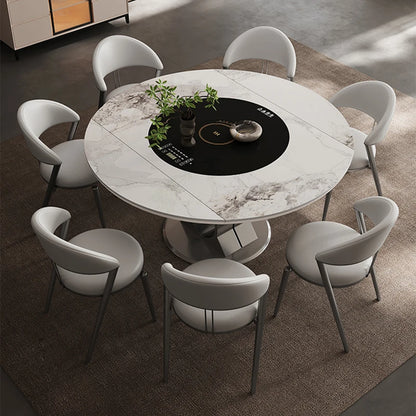 Coffee Extendable Dining Room Sets Dinner Restaurant Bar Chairs Kitchen Table Hotel Luxury Conjuntos De Comedor Home Furniture