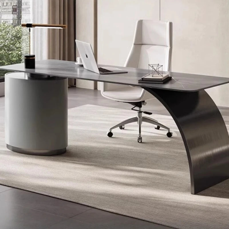 Luxury Modern Office Desks Executive Computer Desktop Work Office Desks Writing Study Mesa Escritorio Office Furniture WN50OD