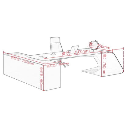 Corner Office Desks Reception Meeting Drawers Computer Executive Work Table Desktop Workbench Scrivania Cameretta Furniture