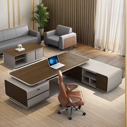 Corner Office Desk Gaming StandingBureau Computerbureaus Writing Desk Executive Conference Scrivania Angolare Office Furniture