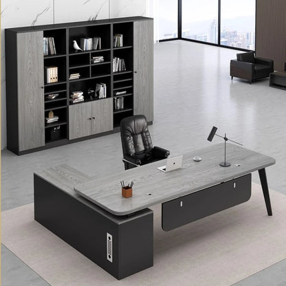 Accessories Single Work Desk Boss Simplicity Modern Computer Work Desk Gadgets Laptop Biurka Komputerowe Work Furniture HD50WD