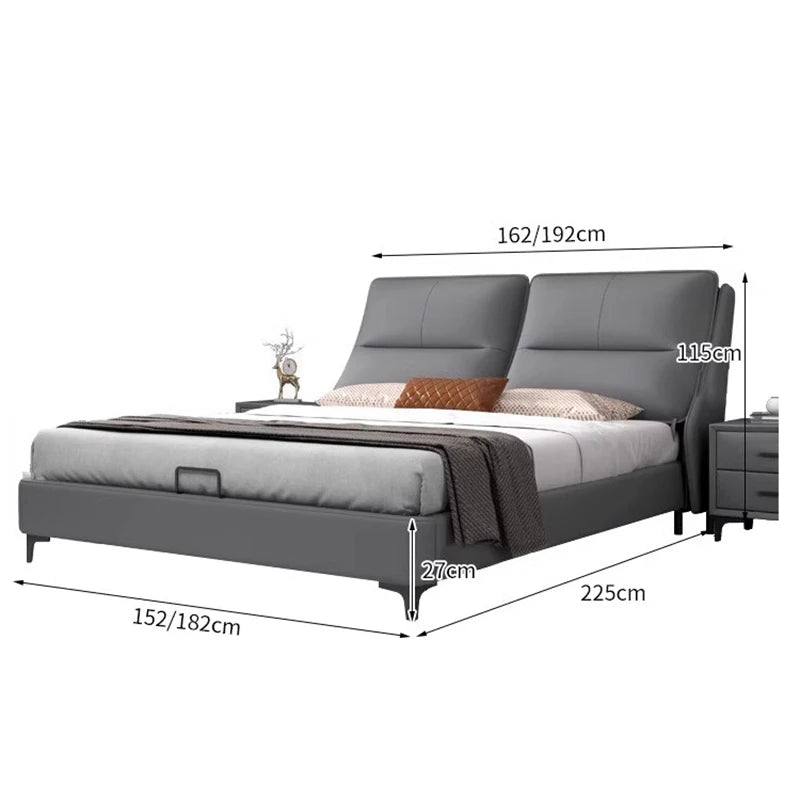 Bedroom Double Bed Queen King Size Complete Platform Multifunction Beds Sleeping Headboard Camas Matrimonial Bedroom Furniture