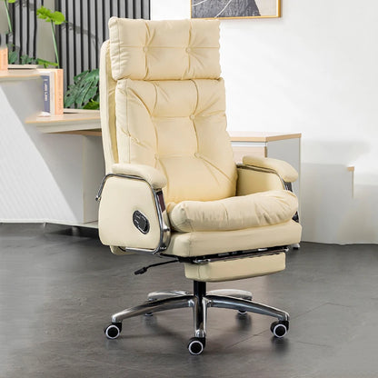 Modern Executive Office Chairs Lazy Comfy Armchair Lounge Cushion Reading Nordic Office Chairs Wheels Cadeira Salon Furniture