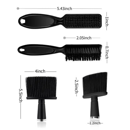 Pro Barber Brush Set Salon Hairdresser