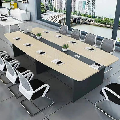 Hot Sale Cheap Price Conference Table Room Furniture Oval Shape Meeting Table Mdf Board Room Conference Table