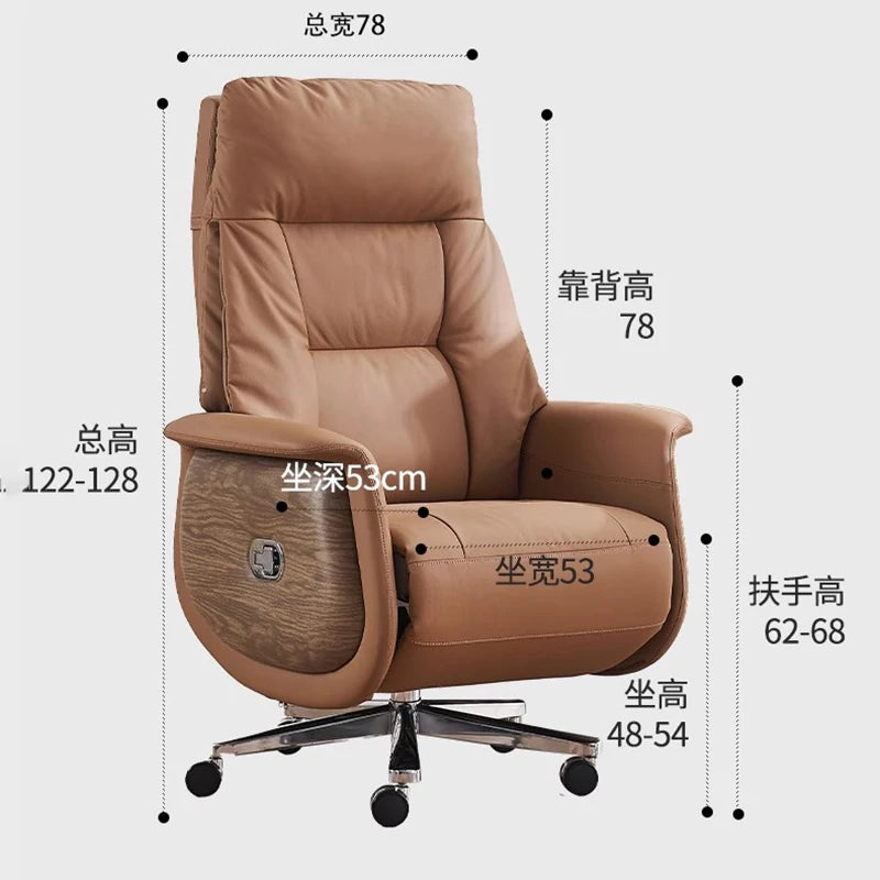 Office Chair Footrest Swivel Design Relaxation Armchair Chaise Relaxing Advanced Recliner Furniture Muebles Home Computer Chairs