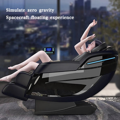 Massage Chair LCD Screen Bluetooth Smart Speaker Chair Multi Functional Electric Massage Chair Full Body Air Bag Zero Gravity