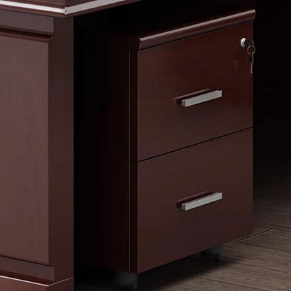 Writing Wooden Office Desks Computer Storage Retro Desktops Boss Luxury Work Desk Executive Tavolino Home Office Furniture