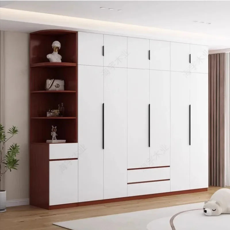 Luxury Storage Bedroom Wardrobe Modern Multifuncion Bedroom Organizer Wardrobe Women Drawers Armario Para Ropa Room Furniture