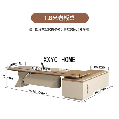 Study Computer Office Desk Gaming Organizer Corner Standing Office Desk L Shaped Vanity Drawers Table Pour Ordinateur Furniture