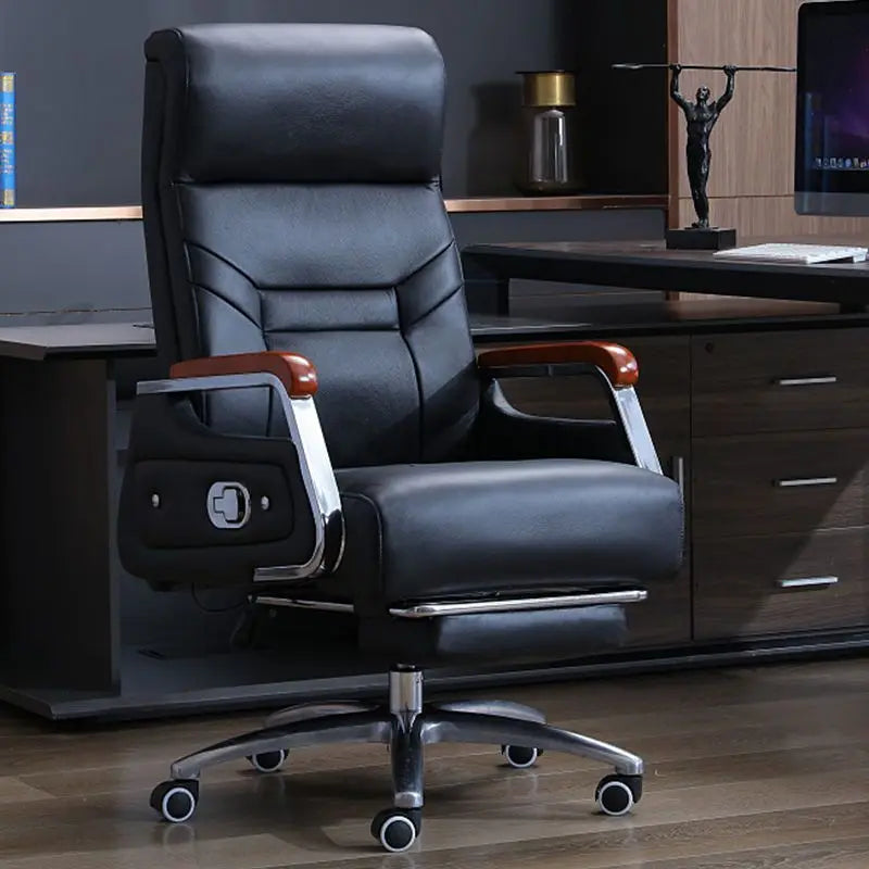 Rotating Executive Office Chair Leather Massager Ergonomic Computer Office Chair Nordic Modern Cadeiras De Escritorio Furniture