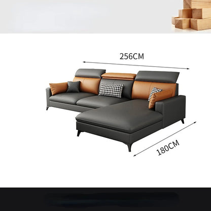 Sectional Bed Sofa Couch Modern Lounge Sofa Recliner Nordic Muebles Para El Hogar Italian Sofa Set Living Room Furniture LQQ15XP