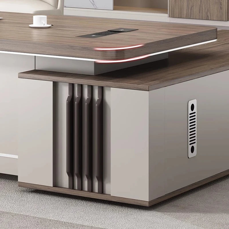 Writing Workbench Office Desk Modern Executive Storage Desktop Office Desk Standing Scrivanie Per Ufficio Luxury Furniture