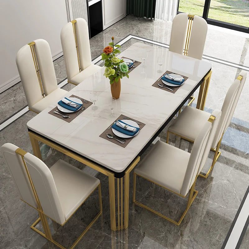 Light Luxury Dining Modern Table For Large Apartment Home Furniture Exotic Accessories High-End Restaurant