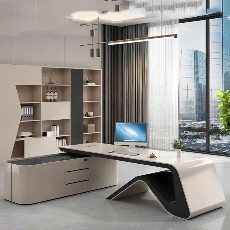 Reading Desk Professional Office Furniture Conference Tables L Shaped Gaming Escritorios De Ordenador Simple Organizer Midi