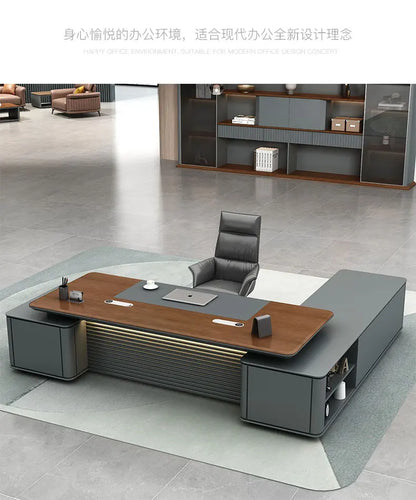 Home Office Desk Multifunction Furniture Gaming Tables Modern Simple Table Organizer Corner Computer Executive Room Tavolo
Work