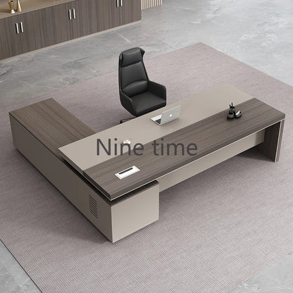 Floor Drawers Office Desks Executive Modern European Writing Computer Desks Student Corner Mesa De Escritorio Room Furniture