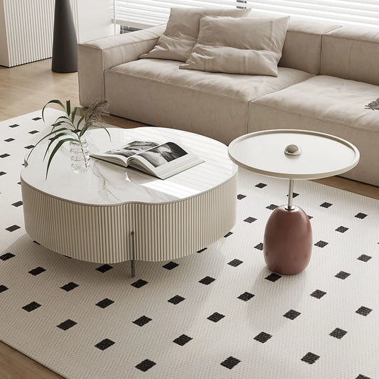 Unique Modern Coffee Table Organizer Irregular Premium Design Coffee Tables White Minimalist Tavolino Da Salotto Home Furniture