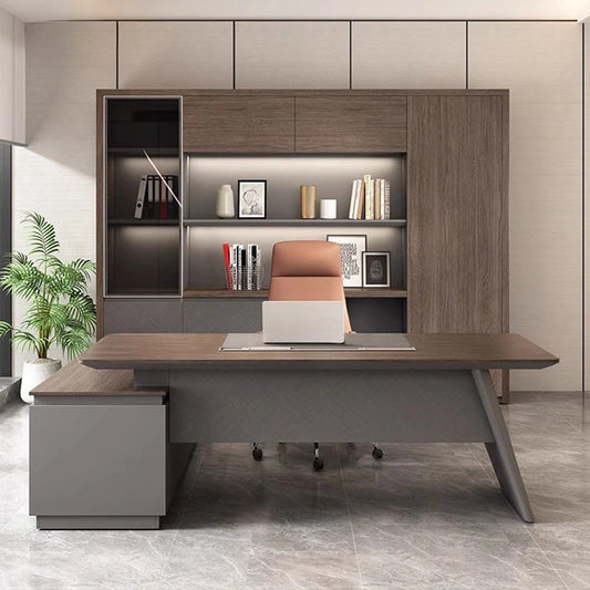 Executive Modern Office Desks Workstation Storage Computer Reception Office Table Drawers Scrivania Con Cassetti Home Furniture