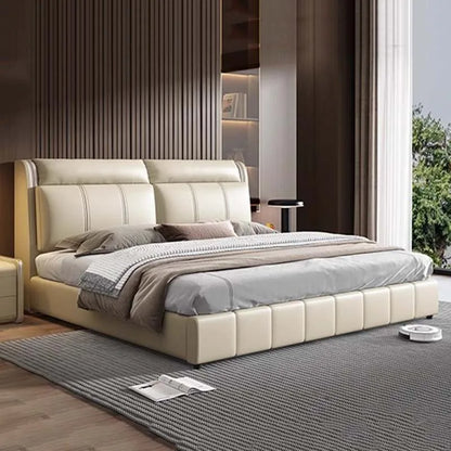 Multifonction Couple Bed Bedroom Organiser King Size Double Bed Modern Luxury Marco De Cama Queen Moderno Nordic Furniture