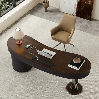 Gaming Executive Office Desks Computer Wood Luxury Black Office Desks Conference Meeting Mesa Tavolo Office Furniture WN50OD