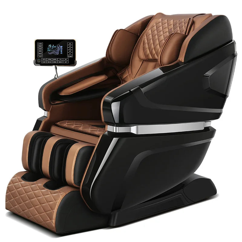 Massage Chair 4d Heating Zero Gravity Full Body Airbags Long SL Track Whole Body Massage Relax Bluetooth Speaker New Year Gift