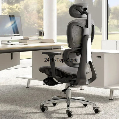 Ergonomic Office Chairs with Footrest Computer Gaming Chair Swivel Rolling Chair Comfortable Armchair Mesh Desk Chair Furnitures