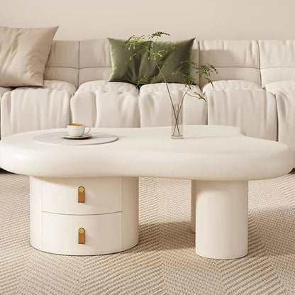 Storage Living Room Coffee Table Trau Small White Nordic Mobile Coffe Table Mesa Lateral Minimalist Mesa De Centro Furniture