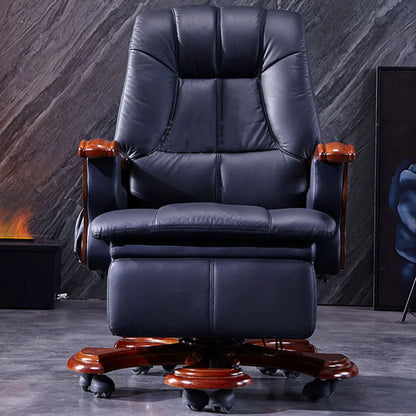 Leather Emperor Camp Office Chair Dinning Designer Camping Bedroom Cushion Office Chair Footrest Silla Oficina Salon Furniture