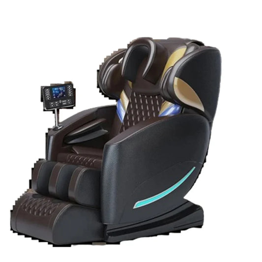 Zero Gravity Smart Electric Head Massage Beds Recliner White Relaxing Rocking Brown Massage Chair Household Salon Furniture