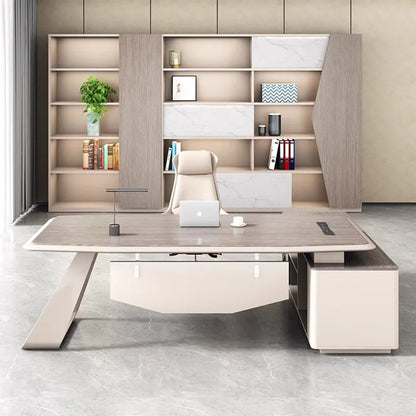 Meeting Reception Workbench Corner Standing Executive Office Desks Conference Luxury Scrivania Ufficio Lavoro Modern Furniture