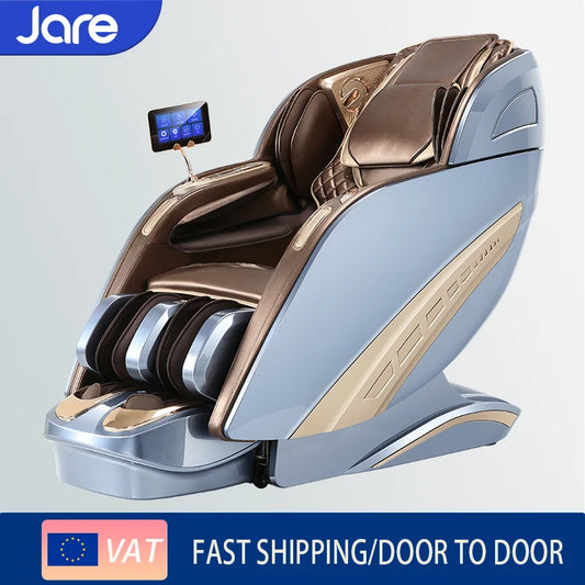 Jare K9 Full body Zero gravity electric Massage Chair Leather accessories Luxury massage Jade massage head touch screen